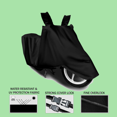 Lakshmina Enterprises Waterproof Two Wheeler Cover for Bajaj(Pulsar 180 DTS-i, Black)