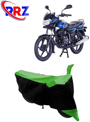 RRZ Waterproof Two Wheeler Cover for Bajaj(Discover 110, Black, Green)