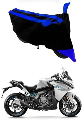 Ascension Two Wheeler Cover for CFMoto(650GT, Blue, Black)