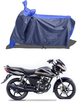 Mdstar Waterproof Two Wheeler Cover for TVS(Phoenix 125, Orange, Black)