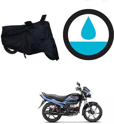 DeepShakshi AUTOMOTIVE Waterproof Two Wheeler Cover for Hero(Passion Plus, Black)