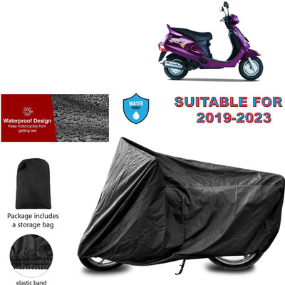 CODOKI Waterproof Two Wheeler Cover for Mahindra(Duro 125, Black)