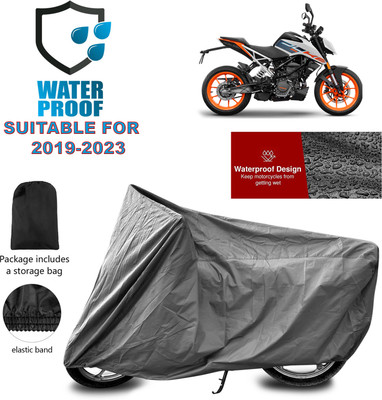 PAGORA Waterproof Two Wheeler Cover for KTM(125 Duke, Grey)