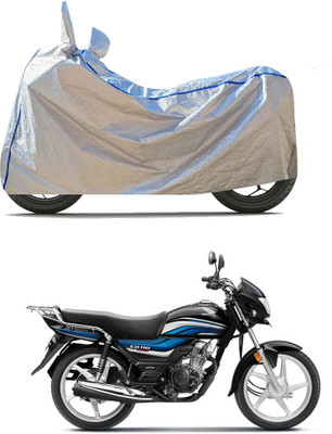 PAGORA Waterproof Two Wheeler Cover for Honda(CD 110 Dream, Silver)