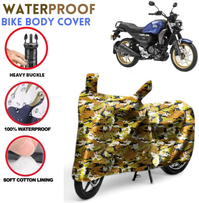 kerwa Waterproof Two Wheeler Cover for Yamaha(FZ-X, Multicolor)
