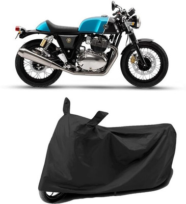 AASHTIK MART Two Wheeler Cover for Royal Enfield(Classic Gunmetal, Black)