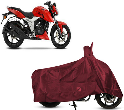 EGAL Two Wheeler Cover for TVS(Apache RTR 160 4V, Maroon)