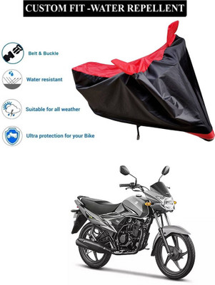 PAGORA Waterproof Two Wheeler Cover for Suzuki(Hayate EP, Red)