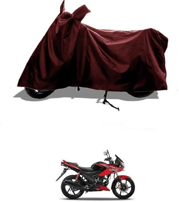KEDIT Two Wheeler Cover for Honda(Stunner CBF, Maroon)