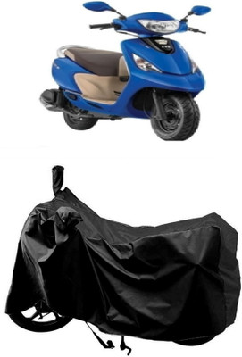MMSSTAR Waterproof Two Wheeler Cover for TVS(Zest 110, Black)