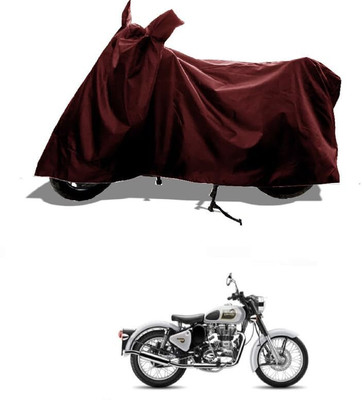 AASHTIK MART Two Wheeler Cover for Royal Enfield(Classic 500, Maroon)
