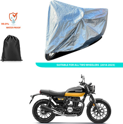 PAGORA Waterproof Two Wheeler Cover for Honda(CB350RS, Silver)