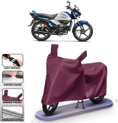 WMIZEXA Waterproof Two Wheeler Cover for Hero(Maroon)