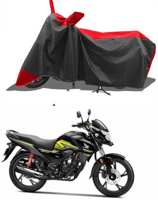 smwzxyu Waterproof Two Wheeler Cover for Honda(SP125, Black, Red)