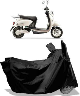 Amexride Two Wheeler Cover for Evolet(Polo BS6, Black)
