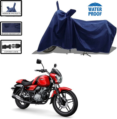 Mdstar Waterproof Two Wheeler Cover for Bajaj(Blue)