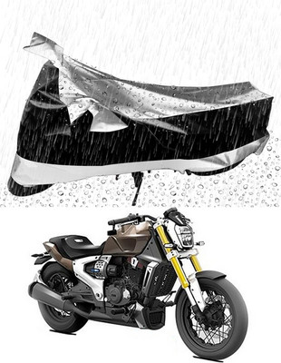 Mdstar Waterproof Two Wheeler Cover for TVS(Zeppelin, Silver, Black)