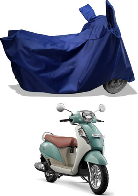 Amexride Two Wheeler Cover for Suzuki(Access 125, Blue)