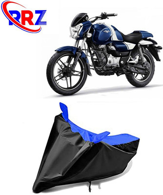 RRZ Waterproof Two Wheeler Cover for Bajaj(Wind 125, Black, Blue)