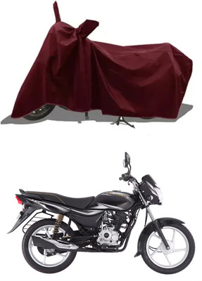 RRZ Two Wheeler Cover for Bajaj(Platina 110, Maroon)