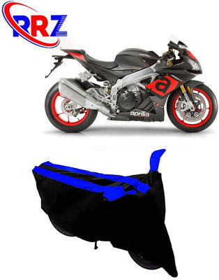 RRZ Waterproof Two Wheeler Cover for Aprilia(RSV4, Black, Blue)