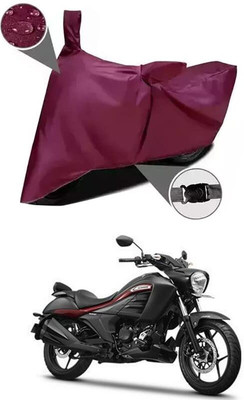 AASHTIK MART Two Wheeler Cover for Suzuki(Intruder, Maroon)