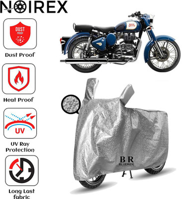 NOIREX Two Wheeler Cover for Royal Enfield(Bullet 350, Black)