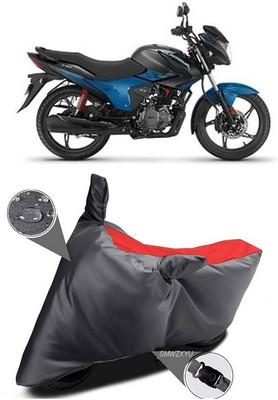 smwzxyu Waterproof Two Wheeler Cover for Hero(Black, Red)