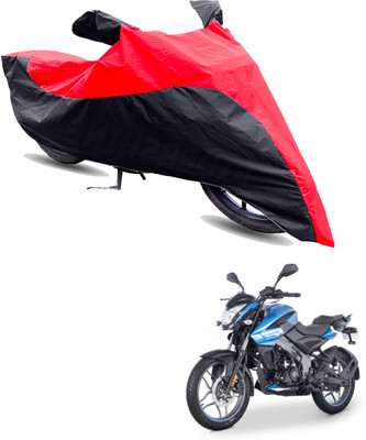 Motodreka Two Wheeler Cover for Bajaj(Pulsar NS125, Red, Black)