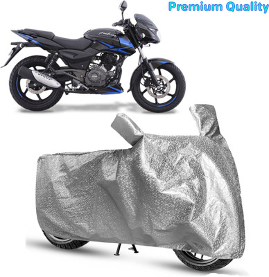 OSOMO Waterproof Two Wheeler Cover for Bajaj(Pulsar AS 150, Silver)