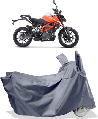 Amexride Two Wheeler Cover for KTM(125 Duke BS6, Grey)