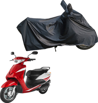 RiderShine Waterproof Two Wheeler Cover for Indus(Yo Xplor, Black)