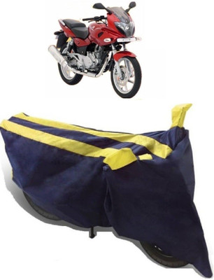 DeepShakshi AUTOMOTIVE Two Wheeler Cover for Bajaj(Pulsar 220 DTS-i, Yellow)