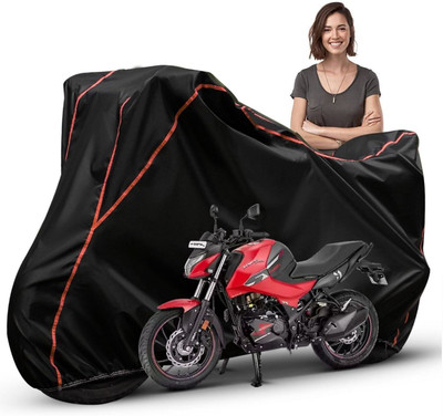 Car Styling Waterproof Two Wheeler Cover for Hero(Xtreme, Black, Red, Multicolor)