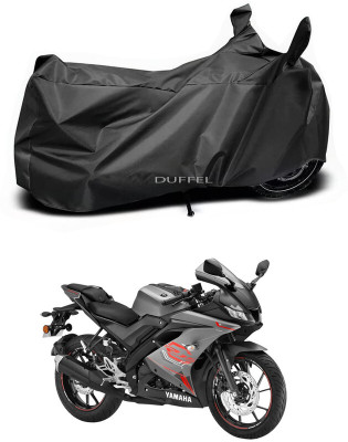 Duffel Two Wheeler Cover for Yamaha(YZF R15 V3 Moto GP Edition, Black)