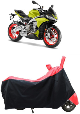 CRONEX Waterproof Two Wheeler Cover for Aprilia(Tuono 150, Black, Red)