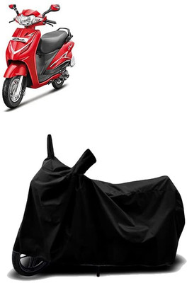 KEDIT Two Wheeler Cover for Hero(Duet 125CC, Black)