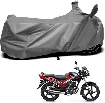 DeepShakshi AUTOMOTIVE Waterproof Two Wheeler Cover for TVS(Star City, Grey)