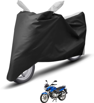 Caronix Waterproof Two Wheeler Cover for Bajaj(Discover 150 f, Silver)
