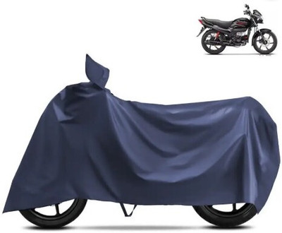Tritika Waterproof Two Wheeler Cover for Hero(Passion Plus, Blue)