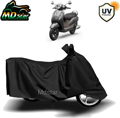 MMSSTAR Waterproof Two Wheeler Cover for Suzuki(Access 125, Black)