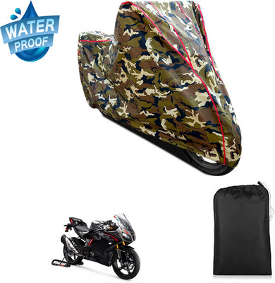 PAGORA Waterproof Two Wheeler Cover for TVS(Apache RR 310, Yellow)