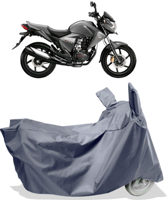Amexride Two Wheeler Cover for Honda(Dazzler, Grey)