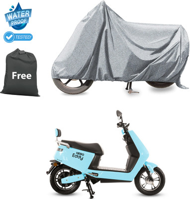GOSHIV-car and bike accessories Waterproof Two Wheeler Cover for Hero(Electric E-Sprint, Silver)