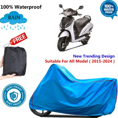 OliverX Waterproof Two Wheeler Cover for Honda(Activa 5G, Blue)