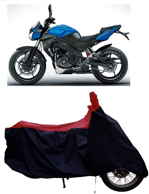 KEDIT Two Wheeler Cover for Bajaj(Pulsar 250, Red, Black)