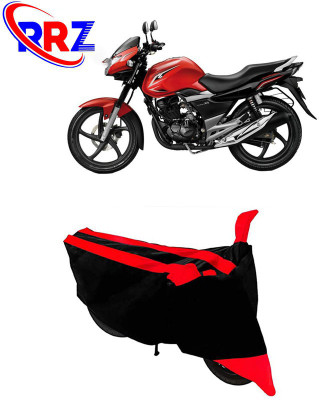 RRZ Waterproof Two Wheeler Cover for Suzuki(GS 150R, Black, Red)