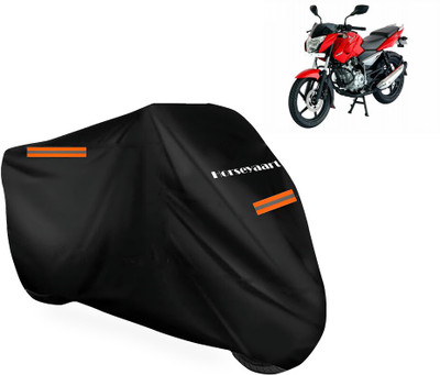Horseyaart Waterproof Two Wheeler Cover for Bajaj(Pulsar 135 BS6, Black)