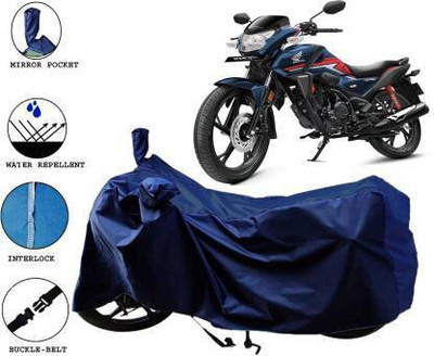 DeepShakshi AUTOMOTIVE Waterproof Two Wheeler Cover for Honda(SP 125, Blue)
