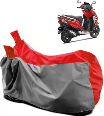 MWBB Waterproof Two Wheeler Cover for Honda(Grazia BS6, Red, Grey)